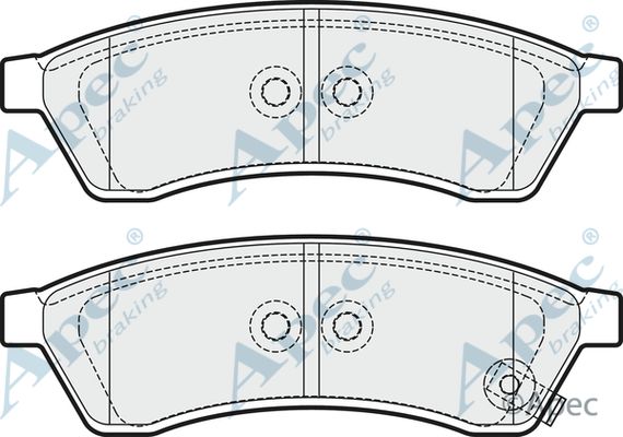 APEC BRAKING Jarrupala, levyjarru PAD1672